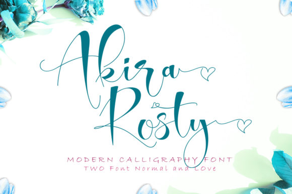 Akira Rosty: A Natural Handwritten Font for Digital Branding