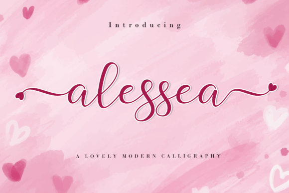 Alessea: A Romantic Font for Business Branding