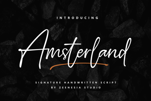 Amsterland: A Handwritten Font That Makes Your Brand Feel Thoughtful