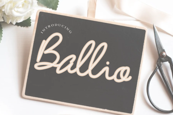 Ballio Handwritten Font for Small Business Branding