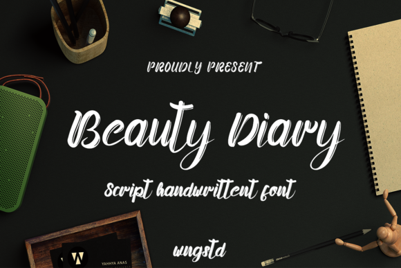Beauty Diary Font for Web Design