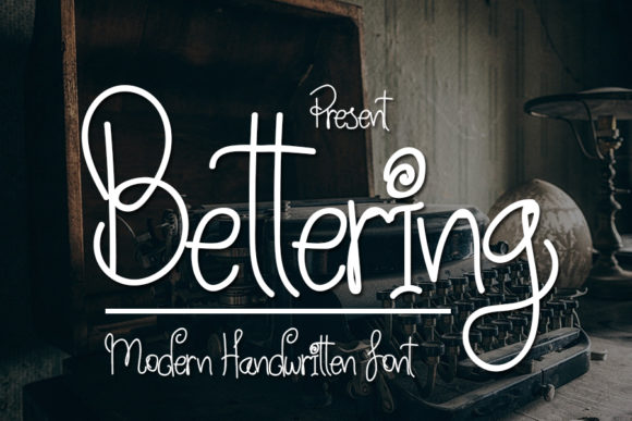Bettering: A Refined Script Font for Editorial Design