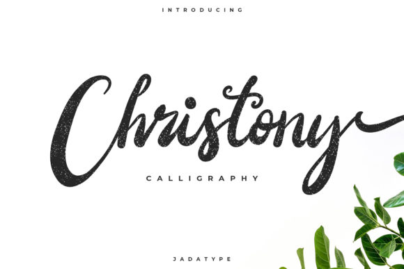 Christony: A Romantic Font for Web Design