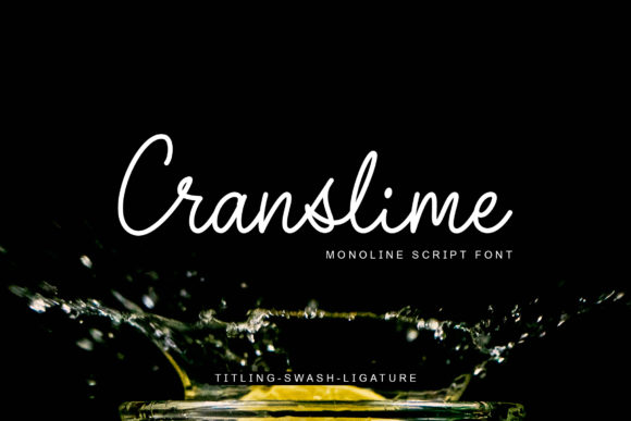 Cranslime: A Stylish Script Font