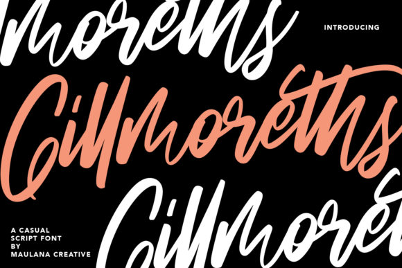 Gillmoreths: A Modern Script Font for Small Business Branding