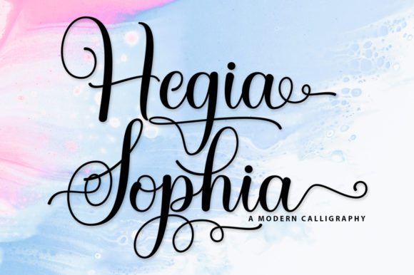 Hegia Sophia: A Delicate Script Font