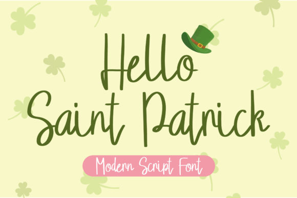 Hello Saint Patrick Font Review