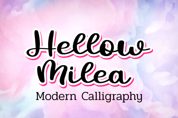 Hellow Milea: A Delicate Handwritten Font for Makers