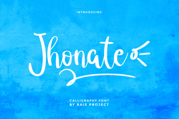 Jhonate: A Script Font That Makes Your Campaigns Instantly Recognizable
