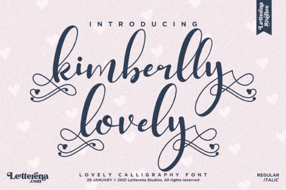 Kimberlly Lovely: A Handwritten Font That Feels Like a Campaign Secret Weapon