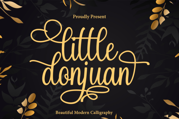 Little Donjuan: A Graceful Handwritten Font for Real Business Branding