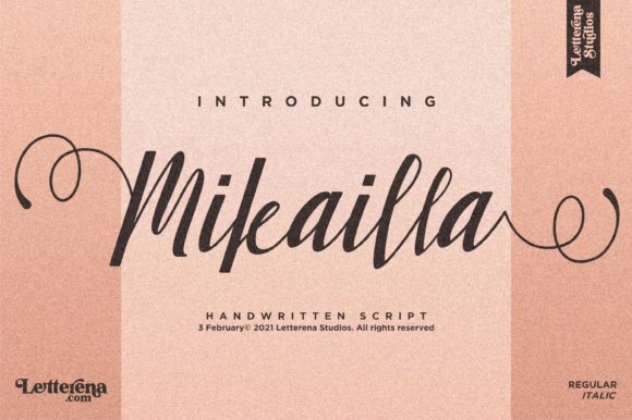 Mikailla: A Script Font for Web Design