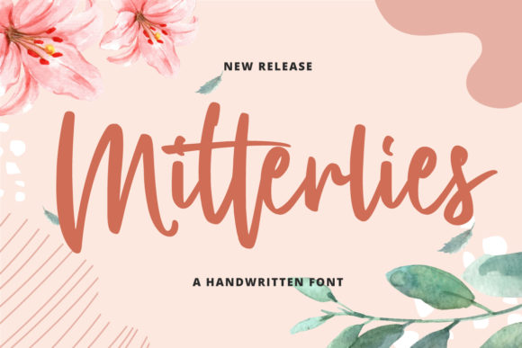 Mitterlies: A Handwritten Font for Editorial Flow