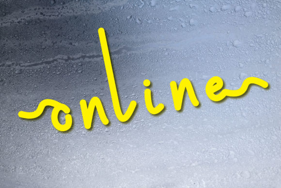 Online: A Delicate Handwritten Font for Digital Branding