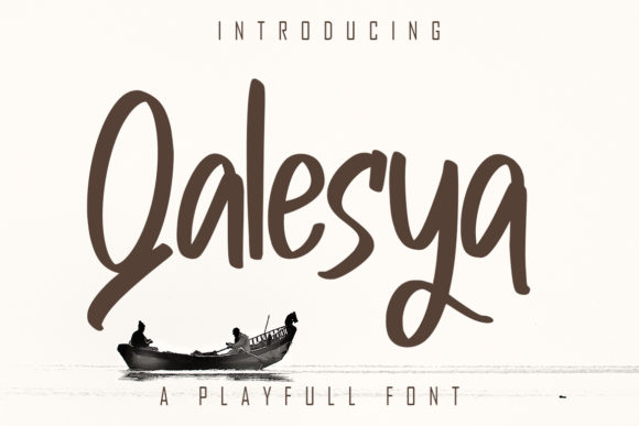 Qalesya: Elegant Handwritten Font