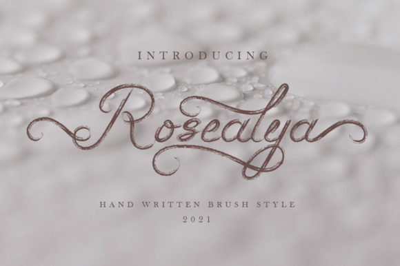 Rosealya: A Delicate Script for Creative Projects