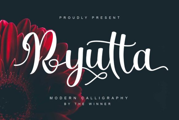 Ryutta Handwritten Font for Crafters & Sellers