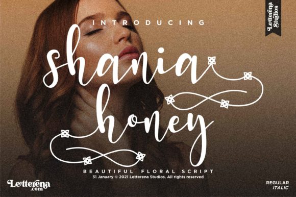 Shania Honey: A Warm, Romantic Handwritten Font for Crafters