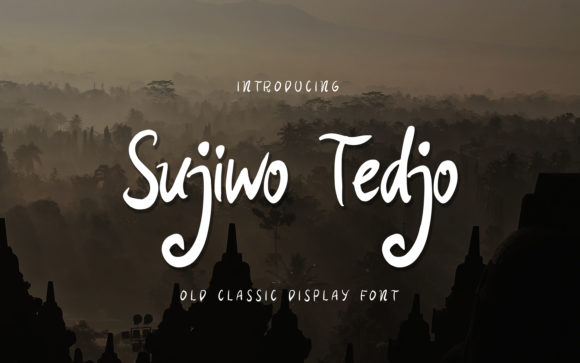 Sujiwo Tedjo Font for Creative Makers