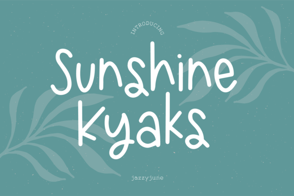 Sunshine Kyaks: A Playful Handwritten Font for Editorial Charm