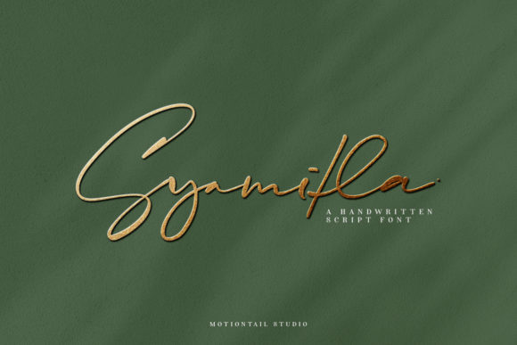 Syamitla: A Stylish Script Font