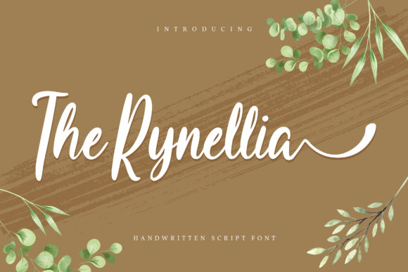 The Rynellia: A Handwritten Font for Elegant Design