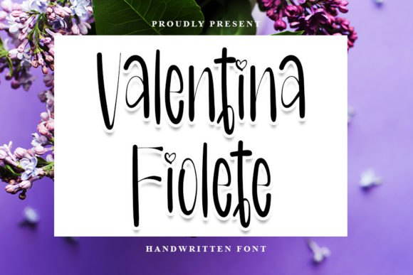 Valentina Fiolete: A Clean Handwritten Font for Digital Branding