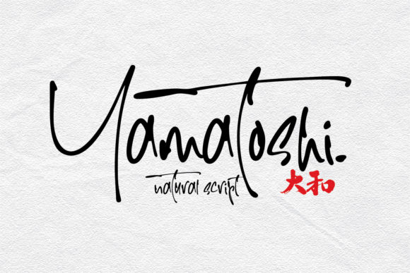 Yamatoshi: A Handwritten Script Font for Editorial Soul